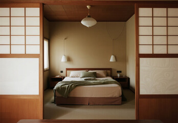 interior of hotel room