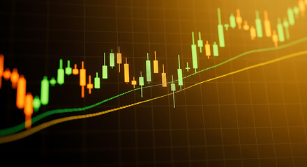 Financial Stock Market Candlestick Chart Analysis 1.