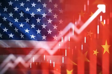 US China Trade War Economic Impact Stock Market Graph