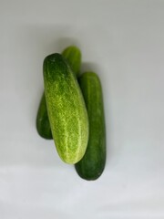 cucumber on white isolated background