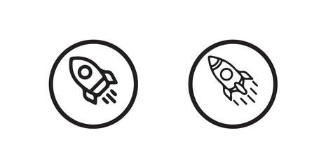 Rocket Takeoff icon,  rocket boost icon sign,  vector illustration eps 10.