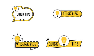 Set of Did you know vector template post icon for social media background, fun fact blank template fyi vector with lightbulb idea
