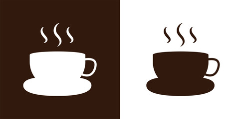 sillhouette cup coffee