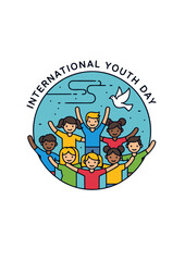 World Youth Day with dove of peace