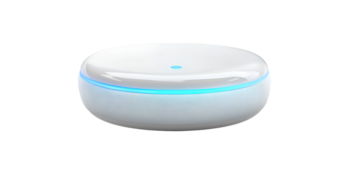 Smart Home Assistant Device Transparent Background