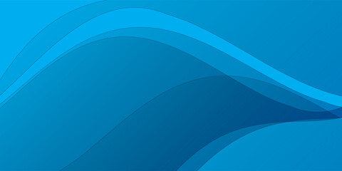 Dynamic Blue Wave Layers Background