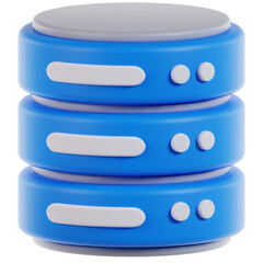 Isometric Rendered Server Data Storage Cloud Network Information Technology Illustration