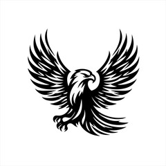 Obraz premium Eagle with spread wings