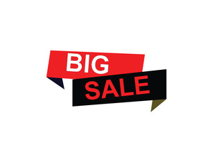 big sale, big sale square isolated sign, big sale sticker