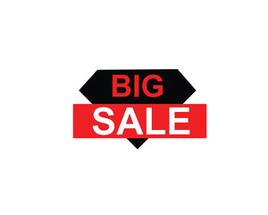 big sale, big sale square isolated sign, big sale sticker