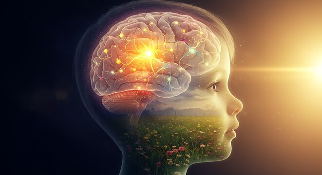 輝く未来、子供の発達、脳と自然