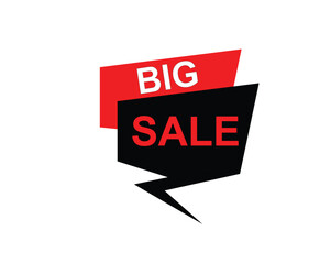 big sale, big sale square isolated sign, big sale sticker