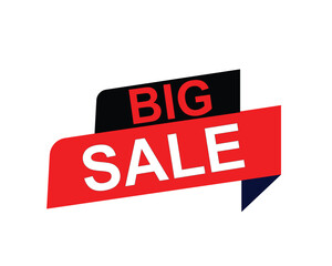 big sale, big sale square isolated sign, big sale sticker