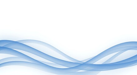 Elegant abstract background with flowing blue lines on white for modern designs presentations and digital art projects featuring dynamic wave patterns