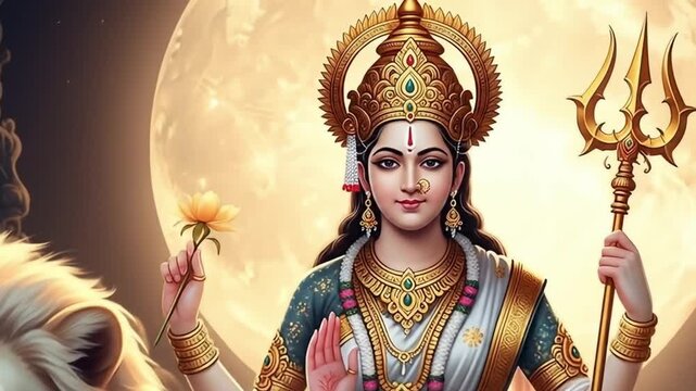 Maa Durga Portrait