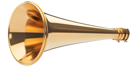 Social Justice Megaphone with Blank Space Transparent Background