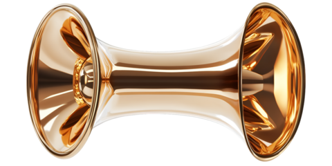 Social Justice Megaphone with Blank Space Transparent Background