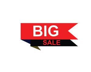 big sale, big sale square isolated sign, big sale sticker