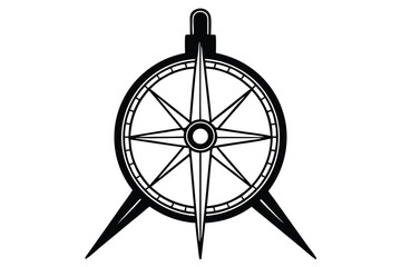 steering wheel isolated on white