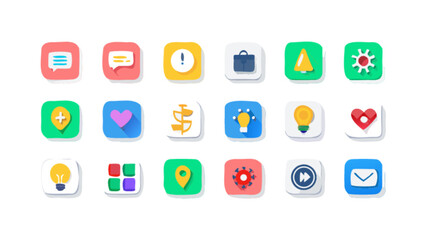 Download premium ui icons for web and app design interface elements vector graphic resource asset pack 100