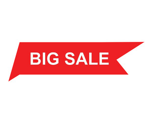 big sale, big sale square isolated sign, big sale sticker