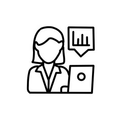 Data analyst icon