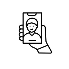 Selfie icon