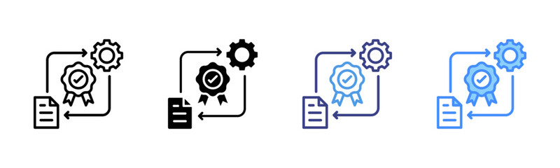 Best Practice icon set multiple style collection