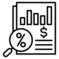 Tax Analysis single icon