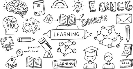 Doodle Learning: A Hand-Drawn Education  Knowledge Illustration