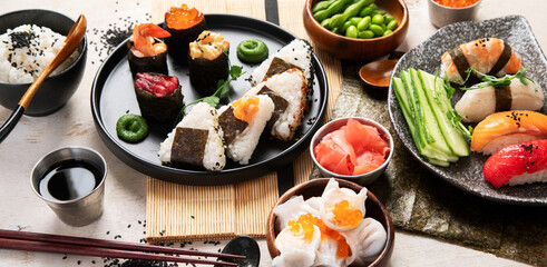 Japanese food concept.