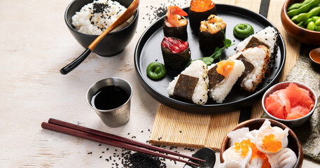 Japanese food concept.