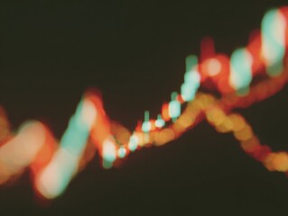 Premium Volatile Trade Candlestick Charts on Dark Screens Modern Dynamic Finance Visualization for Professional Investment and Marketing Content