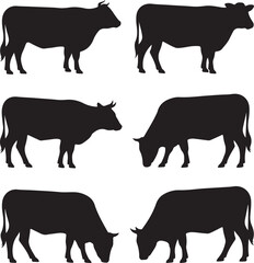 Cow Silhouette Vector | Farm Animal Clipart

Dairy Cow Silhouette | Rustic Farm Design

Standing Cow Silhouette | Livestock Animal Art

Black Cow Silhouette | Cattle Vector Illustration

Cow Outline S