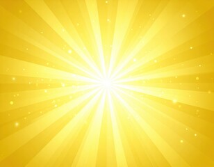 Obraz premium Radiant Yellow Burst Abstract Sunbeam Background with Sparkling Highlights.