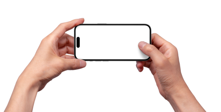 スマートフォンを掲げて写真撮影、動画撮影をしている手の画像合成用素材 - Powered by Adobe