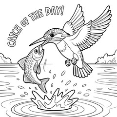 hand drawn vector illustration of a bird