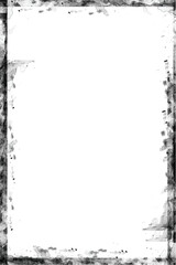 Black and white grungy abstract background. Grungy frame

