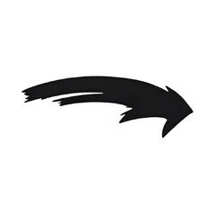 Brushstroke Left Arrow Symbol