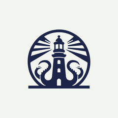 Lighthouse Kraken Logo