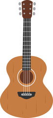 Obraz premium Guitar music instrument. illustration and clipart design.