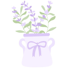 Lavender Bouquet Clipart 
