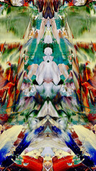 Abstract art background . Hand painting artwork on canvas .