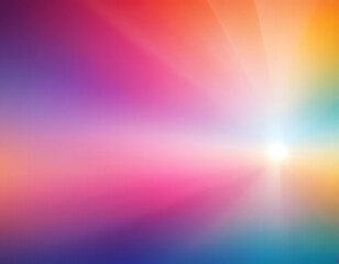 Obraz premium Colorful gradient mesh with soft light flare overlay, vibrant abstract design