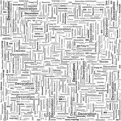 Seamless Word Cloud of 