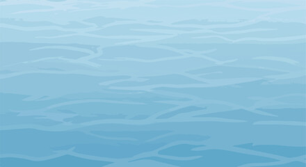 Obraz premium Abstract blue water illustration with subtle wave patterns