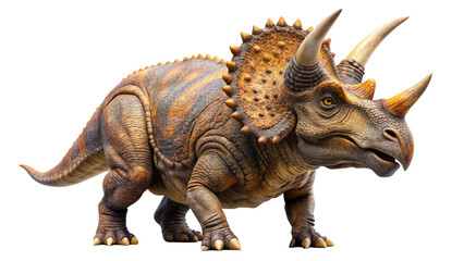 triceratops---------isolated-on--white-background