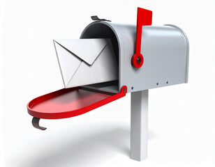 Mailbox with letter delivery postal service mail