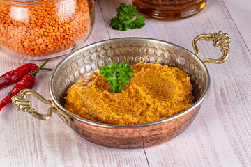 Indian cuisine - Lentil vegan dal