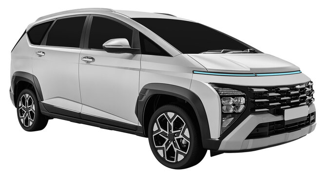 Gray SUV electric car